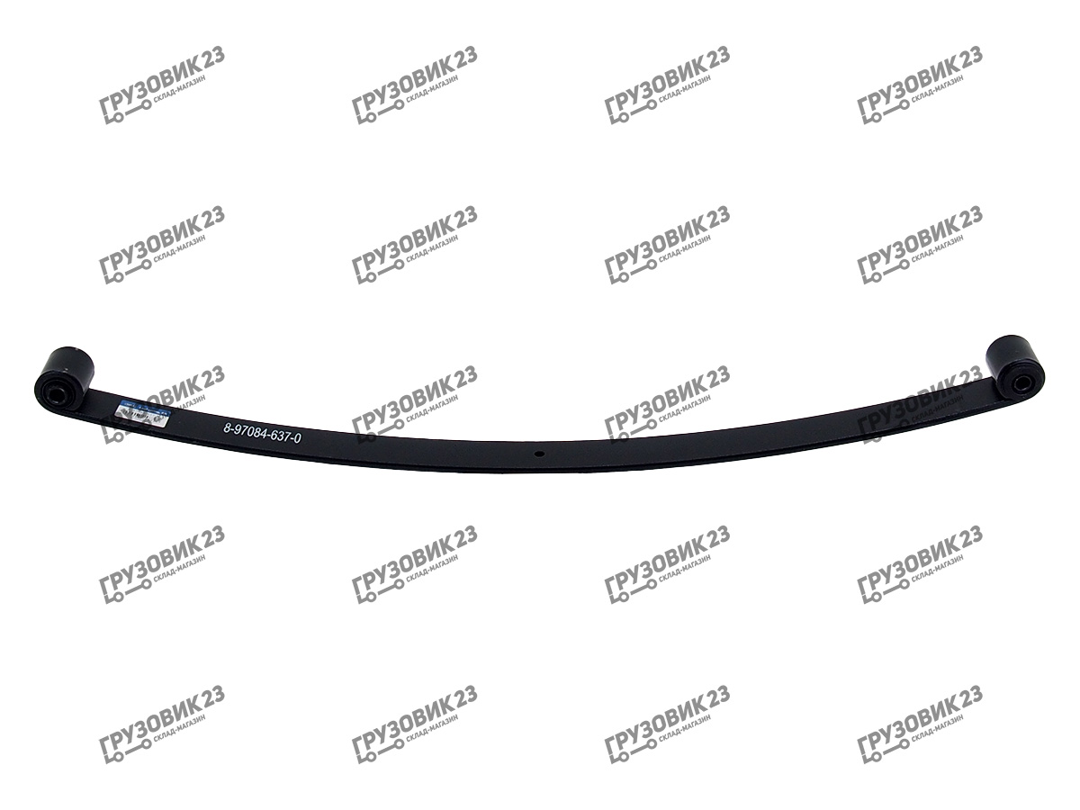Лист рессор 8-97084-637-0 /  70*11 Isuzu NPR коренной rear (сайлетблоки D=18 D=16)  L=1244мм SKV