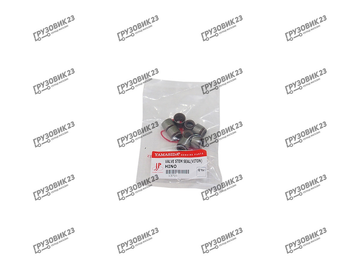 Маслосъемный колпачок HINO 13719-1200 15.8-9.5-15 8PCS/SET F20C/F21C Y